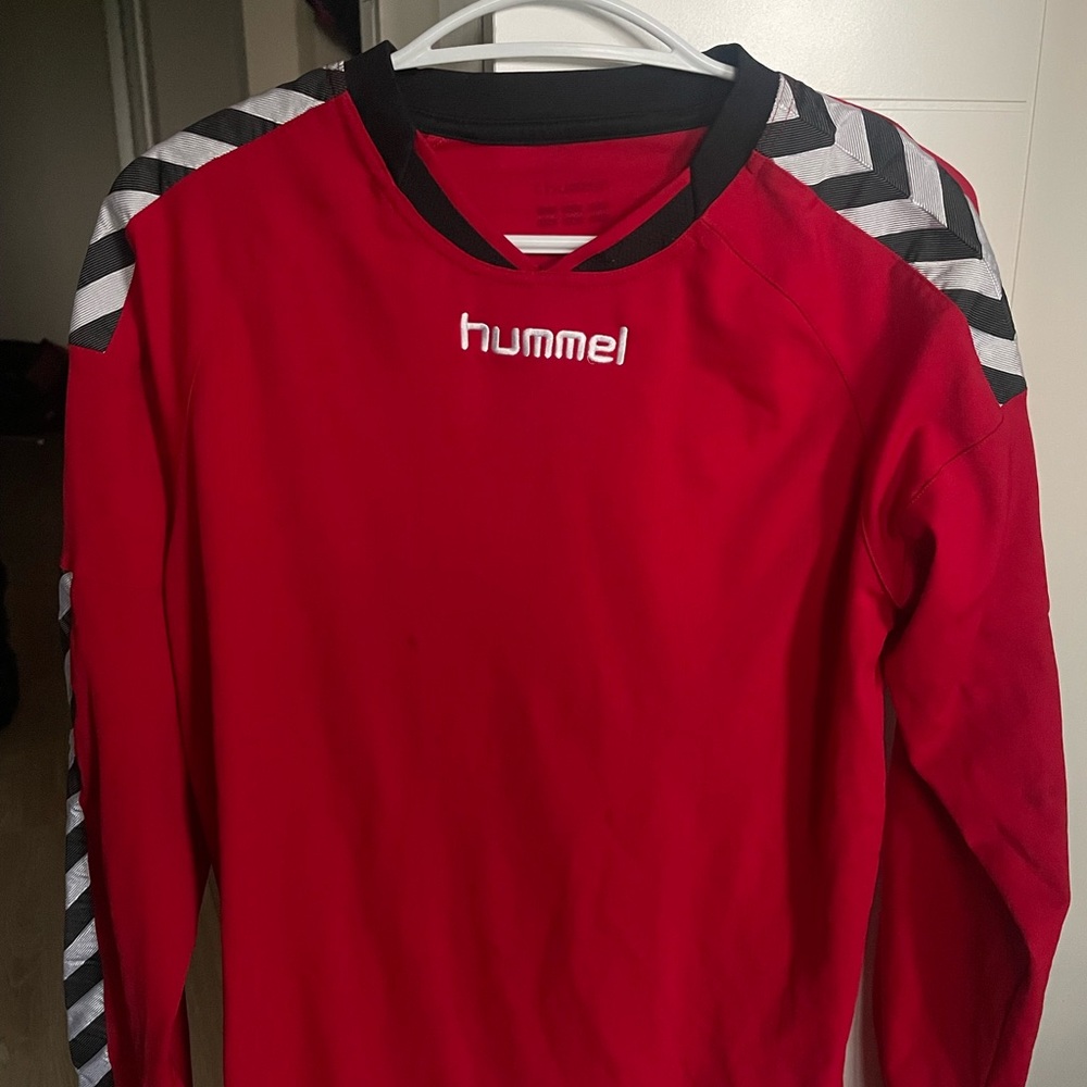 Red Hummel Long Sleeve Shirt